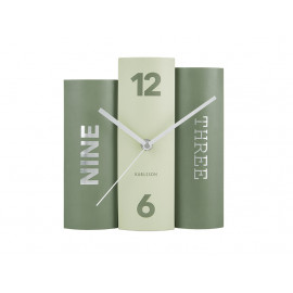 Karlsson book clock green 20 cm