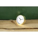 Karlsson minimal alarm clock gold 10 cm