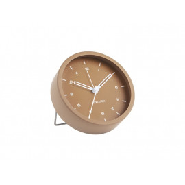 Karlsson tinge alarm clock brown 9 cm