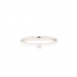 Mirco visconti anello solitario a calice 0,08 ct