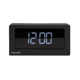 Karlsson boxed led alarm clock black 25 cm