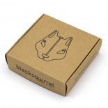 Blacksquirrel bracciale big classic nero con fischietto p18,5 cm