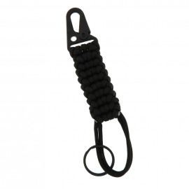 Blacksquirrel portachiavi snap hook nero