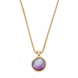 Skagen jewels collana sea glass lavender sunset