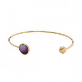 Skagen jewels bangle sea glass lavender sunset