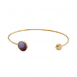 Skagen jewels bangle sea glass lavender sunset