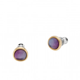 Skagen jewels orecchini sea glass lavender sunset