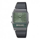 Casio vintage ana- digi green aq-800ecgg-3aef