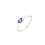 Mirco visconti anello simply con zaffiro blu e brillanti