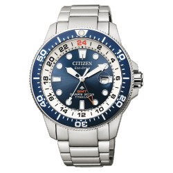 Citizen promaster super titanium gmt diver bj7111-86l