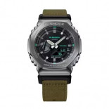 Casio g-shock metal covered kaki gm-2100cb-3aer