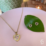 Skagen jewels orecchini kariana heart ripples