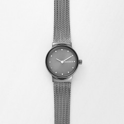 Skagen freja dark grey mesh