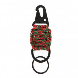 Blacksquirrel portachiavi d-pocket red- green camo