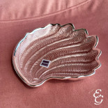Argenesi piattino conchiglia 15cm rosa cipria