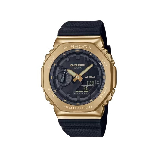 Casio g-shock oak steel gold gm-2100g-1a9er