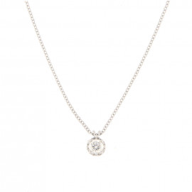 Di.fi girocollo punto luce con contorno 0,51 ct
