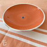 Argenesi centrotavola raggi 21cm arancio metal