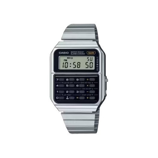 Casio vintage calcolatrice silver ca-500we-1aef