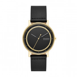 Skagen signatur black & gold t