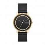 Skagen signatur black & gold t