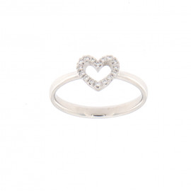 Mirco visconti anello cuore forato 0,09 ct