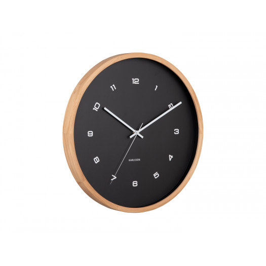 Karlsson wall clock modesta black 41,6 cm