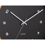 Karlsson wall clock modesta black 41,6 cm