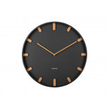 Karlsson wall clock grace black 40 cm