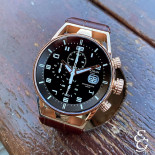 Locman montecristo 41 mm crono pvd rose gold