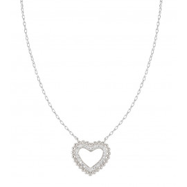 Nomination collana lovecloud argento e cz cuore argento