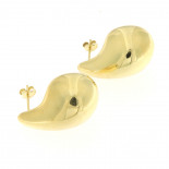 Dnn orecchini drop bv in argento dorato l