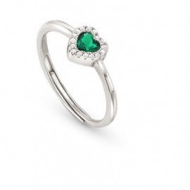 Nomination anello all my love cuore verde