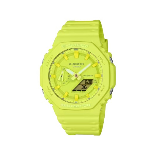 Casio g-shock classic oak yellow fluo ga-2100-9a9er