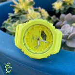 Casio g-shock classic oak yellow fluo ga-2100-9a9er