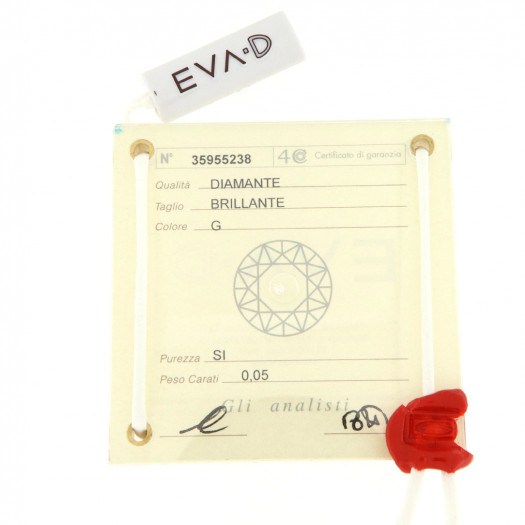 Eva-d blister con brillantino 0,05 ct Eva-d blister con brillantino 0,05 ct