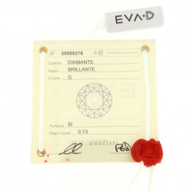 Eva-d blister con brillantino 0,13 ct
