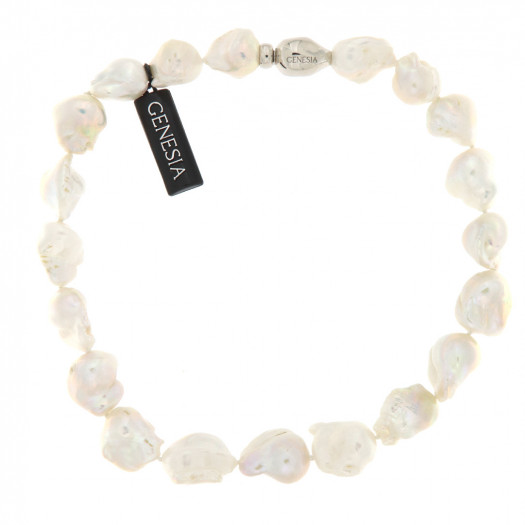 Genesia girocollo in perle barocche 14-16 mm 