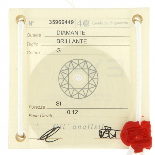 Eva-d blister con brillantino 0,12 ct Eva-d blister con brillantino 0,12 ct