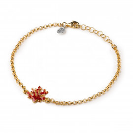 Isola bella bracciale rolò con corallo