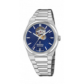 Festina swiss made automatic open hearth blu