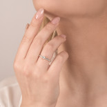 Mirco visconti anello solitario 0,16 ct