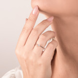 Mirco visconti anello solitario 0,19 ct