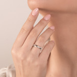 Mirco visconti anello fantasia con brillanti 0,04 ct