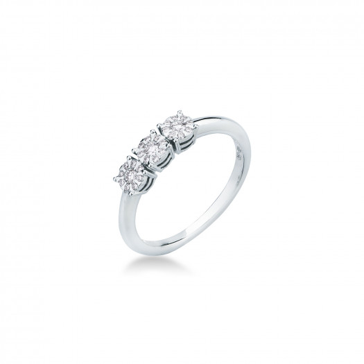 Mirco visconti anello trilogy magic 0,17 ct
