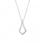 Mirco visconti girocollo prisma con brillanti 0,24 ct