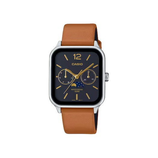 Casio collection fasi luna pelle