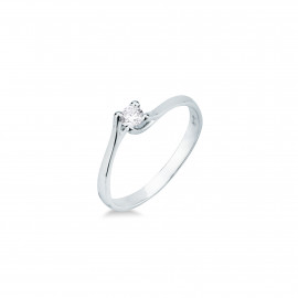 Mirco visconti anello solitario valentine 0,14 ct