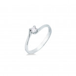 Mirco visconti anello solitario valentine 0,14 ct