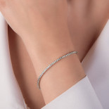 Mirco visconti bracciale tennis lapidato medio con brillanti
